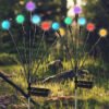 Syenll Solar Garden Lights, 2 Pack 20 LED Solar Swaying Light, Outdoor Solar Lights for Patio, Yard Decoration, Multicolor