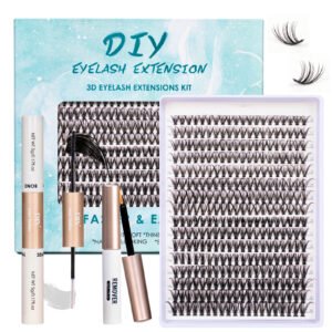 Syenll Magnetic Eyelashes Kit, 3D Magnetic Lashes and Eyeliner Kit, 10 Pairs Fake Eyelashes with Magnetic Eyeliner & Tweezer, No Glue