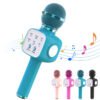 Syenll Karaoke Microphone, 6-in-1 Wireless Microphone for Kids, Mic Speaker Birthday Gifts Toys for Girls Boys (Blue)