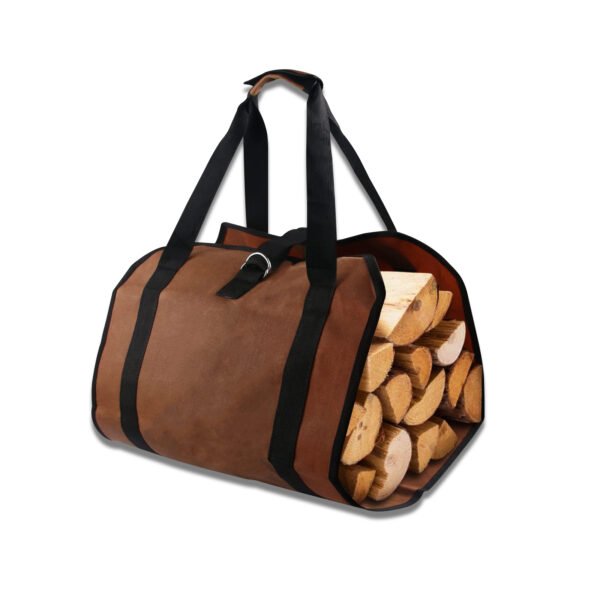 Syenll Firewood Carrier, Canvas Carring Bag with Handles, Fireplace Log Carrier for Indoor Outdoor Camping