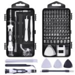 Syenll Precision Screwdriver Set, 123 in 1 Computer Repair Tool Kit for iPhone, Watch, Laptop, PC, Tablet, PS4, Glasses
