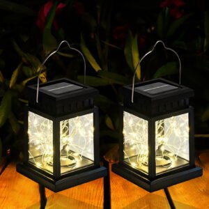 10 Pack Solar Cracked Mushroom Lights, Waterproof LED Solar Garden Stake Lights for Outdoor Yard Backyard Pathway Decoration, Warm White