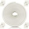 Furniture Edge and Corner Guards, Baby Proofing Edge Safety Gurards with 3M Tape, 16.4ft Table Corner Protector for Chair Desk Coffee, White