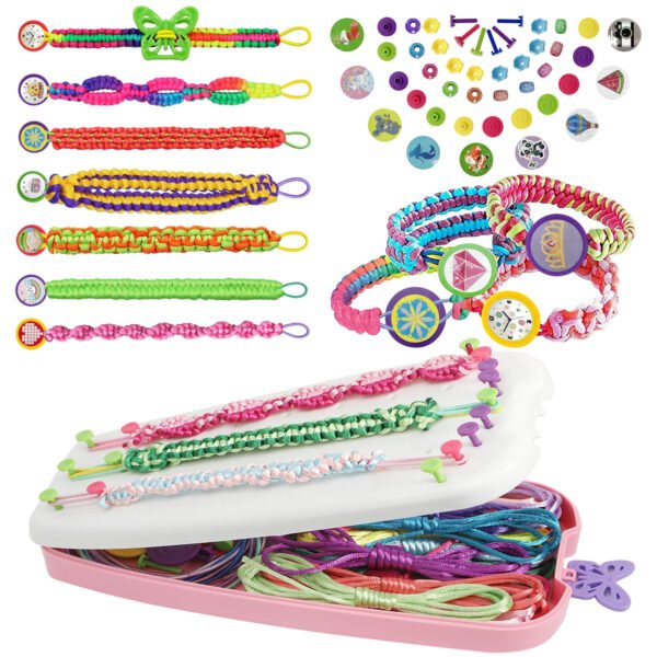 Syenll Friendship Bracelet Making Kit, DIY Art Carfts Toy for Girls, 189 Pcs Friendship Jewelry Making Set for Christmas Birthday Gifts