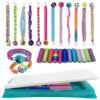 Syenll Friendship Bracelet Making Kit, DIY Arts and Crafts Kit Toys, Kids Travel Activity Set Christmas Gifts for Girls